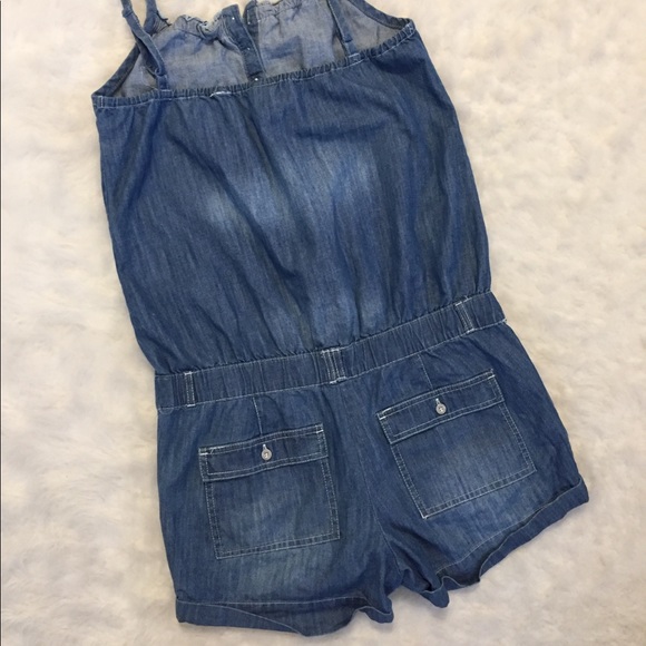 Denim Sparkle Romper ✨ - Picture 4 of 4